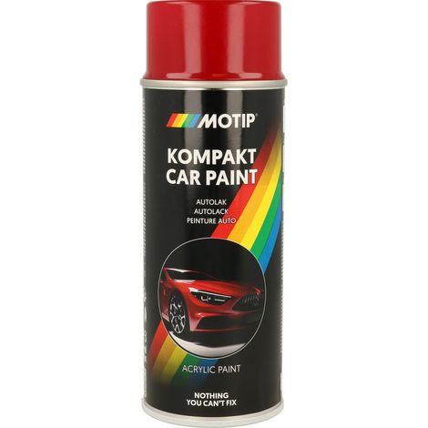 Peinture Acrylique Kompakt 41196 Rouge Metallise Brillant 400Ml Motip