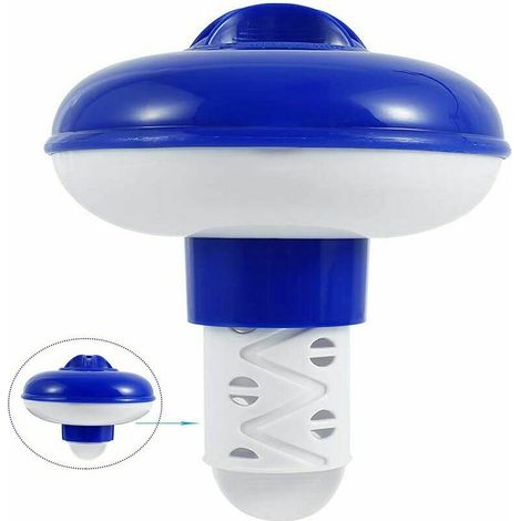Diffuseur Chlore Piscine, Réglable Diffuseur de Chlore pour Piscine Flotteur Piscine Chlore, Diffuseur Chlore Convient pour Piscines Intérieure et Extérieure, Baignoire, Spa Gonflable etc. (1/5)