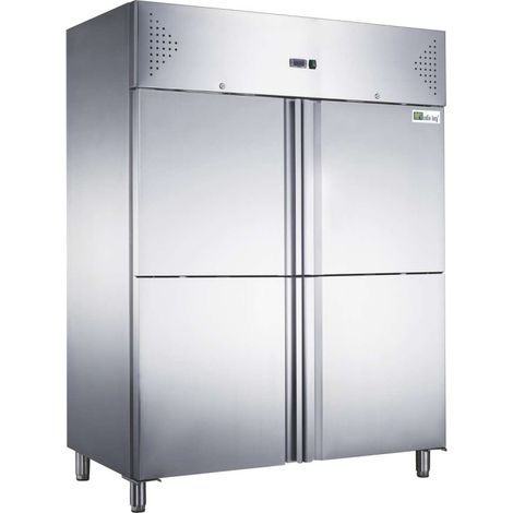 Armoire réfrigérée inox gn 2/1 - 1400 l - positive - 4 demi portes - AFI COLLIN-LUCY (1/2)