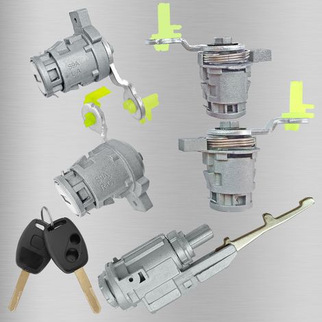 Suitable for Honda CRV all car lock cylinders, ignition locks, 4 door locks, straight plate, 2-button, 2-hole key car lock cylinders (1/4)