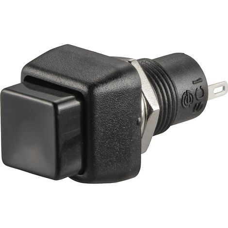 TRU COMPONENTS 1587719 TC-R13-83A-05BK Drucktaster 250 V/AC 1 A 1 x Aus/(Ein) tastend 1 St. (1/2)
