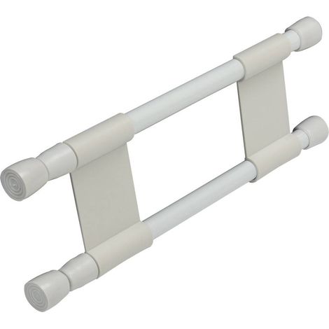 CARTREND 10241 CARAVAN DOUBLE BARRE DE MAINTIEN POUR SÉCURISER LES ÉTAGÈRES, ARMOIRES, DIMENSIONS 25 CM À 43 CM (1/3)
