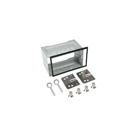 Universeller Einbaurahmen für Autoradios, Einbaurahmen aus Kunststoff und Eisen, Einbausatz für Autoradios, Auto-DVD-Player, GPS-Navigationssystem (1/5)