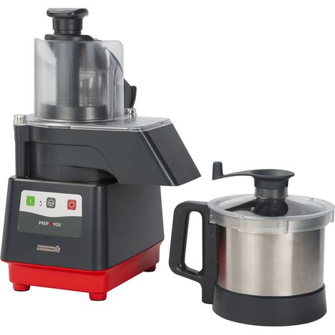 Combiné Cutter et Coupe-Légumes Prep4You 2,6 Litres Vitesse Variable - Dito Sama
