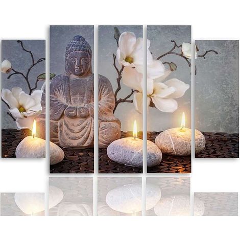 Tableau bouddha - 100 x 70 cm (1/5)