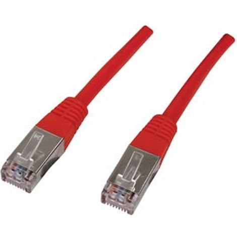 Cordon RJ45 CAT. 6 F/UTP 1 m Rouge