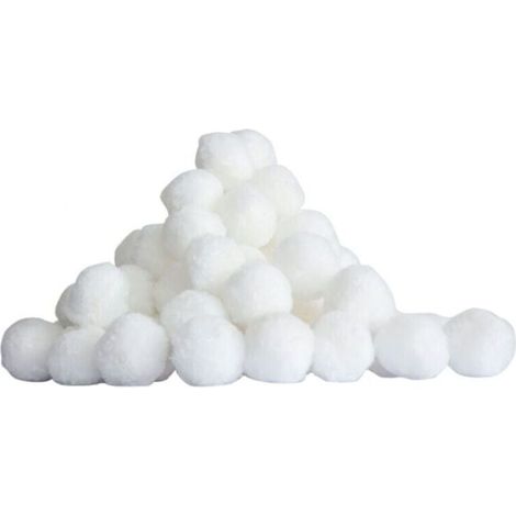 500g filter balls, reusable pool filter balls, replacement for pool filter sand, suitable for pool filter systems (1/4)