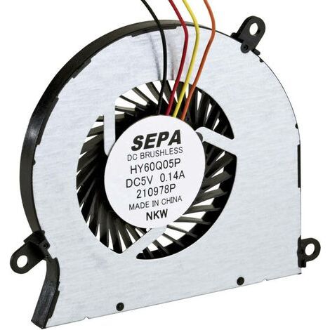 SEPA HY60Q05PSE04A Ventilateur radial 5 V/DC 4.1 m³/h (L x l x H) 60.9 x 5 x 56.4 mm (1/2)