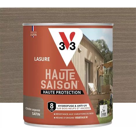 Lasure 8 ans V33 Haute Saison Cèdre argenté 0,75 L (1/4)