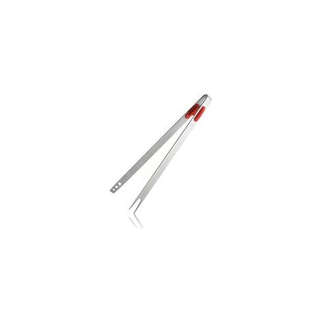 2 pièce Pince Barbecue, Acier Inoxydable 304 Pince Cuisine Silicone, Anti-Brûlure Pince Cuisine Inox, Pince à Fourche à Double Usage, pour à Cuisine, Barbecue, Restaurant (1/5)