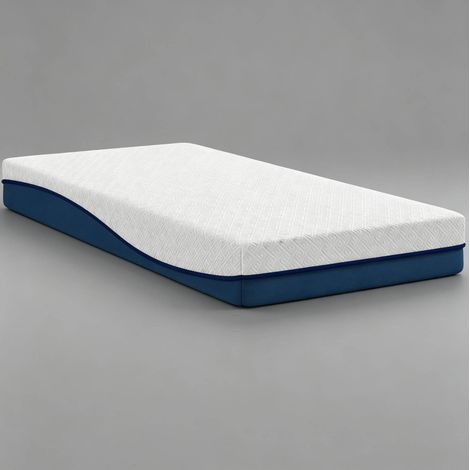 Matelas 90x190 cm mémoire de forme thé vert, housse amovible lavable, 20 cm HAVRYA (1/5)