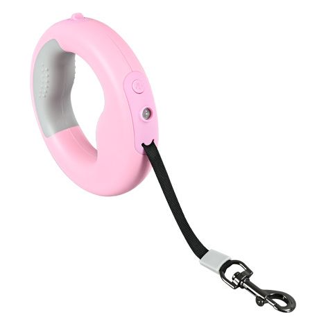 Laisse réglable pour chien, laisse rétractable de 3 m avec lampe torche LED, pour chiens de petite et moyenne taille