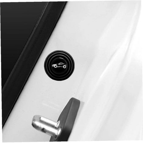Tampon Anti-Silicone pour Porte de Voiture Joint Anti-Bruit Universel Autocollant Anti-Collision Accessoires 8 pièces Silicone (1/4)