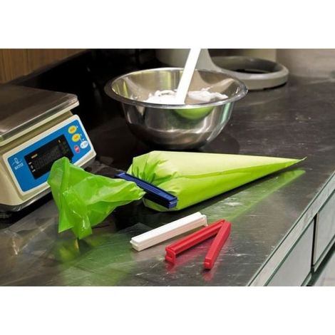 Fermoir de poche à douille - MATFER - Lot de 3 - Polypropylène - Compatible congélateur et micro-ondes - Solide