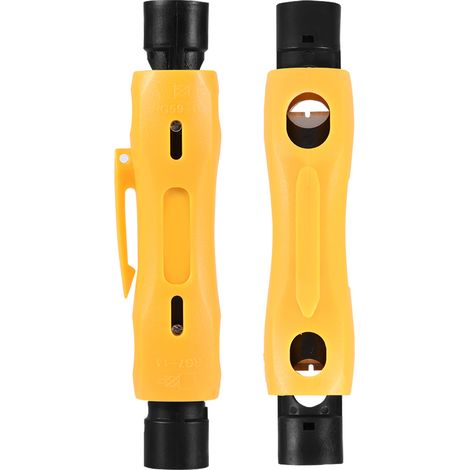 Pince à dénuder câble coaxial RG59 RG6 RG7 RG11 - Dénudeur professionnel pour câbles (1/5)