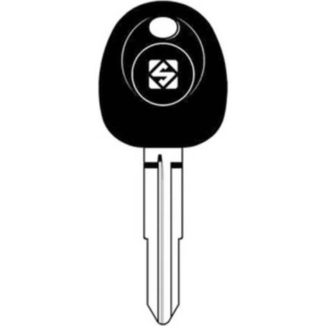 2 x SILCA HYN10TE CHIAVE TRANSPONDER VUOTA OTTONE