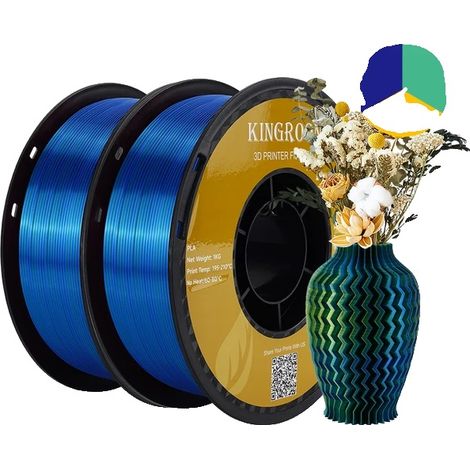 Filamento per stampa 3D, materiale PLA, bobina da 1 kg, D-2KG (1/2)