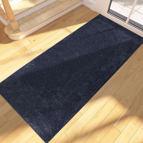 Paillasson Interieur Long 60 x 150 cm, Tapis d'Entrée Antidérapant et Lavable en Machine, Tapis de Sol Douces Absorbantes pour Chien, Entrée, Porte, Couloir, Passage et Cuisine (1/5)