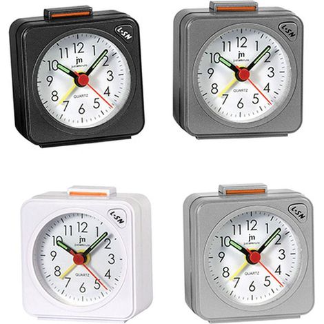 Sveglia Quarzo Quadra Col.Ass.Ja7035 - Design Moderno e Compatto - LOWELL