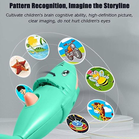 Lampe torche projecteur de diapositives rose pour enfants (1/5)
