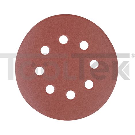 DISCO FOGLIO ABRASIVO CARTA VETRATA GRANA240 125mm 10pz 206505