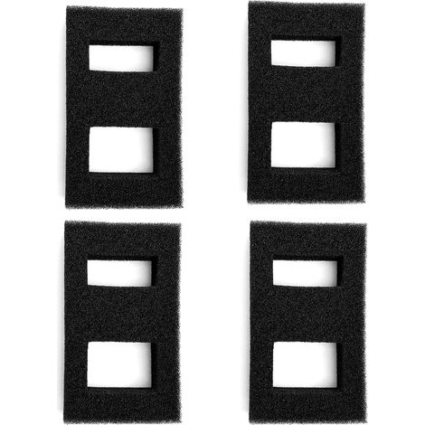 Aquarium Foam Filter Inserts,Compatible avec A1376 Aquariums, Facile à remplacer,Eponge de Mousse de média de Filtration,Eponge biochimique de Filtration,4 pièces (1/5)