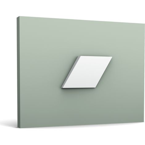 3D Rivestimento murale Orac Decor W100 MODERN ROMBUS elemento decorativo design moderno bianco (1/4)