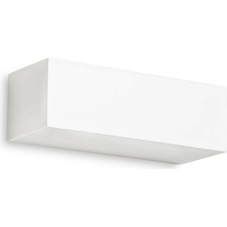 Leds-C4 Ges - Applique murale d'intérieur en plâtre à 1 lumière, blanc, E14 (1/2)
