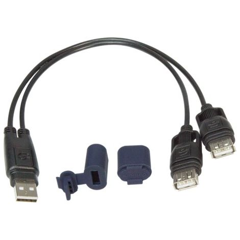 Optimate USB-Kabelverteiler mit wasserdichter Abdeckung (EL) (Länge 30 cm)