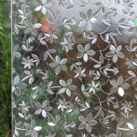 Pellicola decorativa statica per finestre – PVC 3D, senza colla, riutilizzabile ed economica, ideale per uso interno.