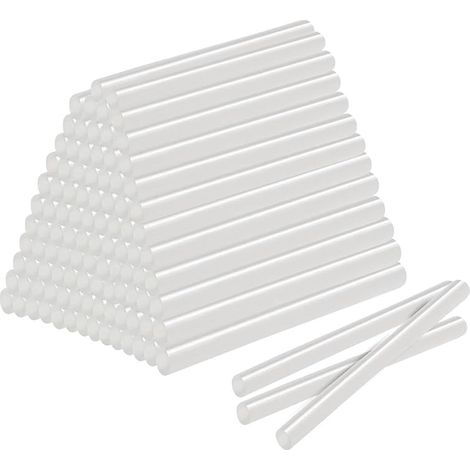 60 Bastoncini di colla a caldo trasparenti ( Ø 11 mm x 180 mm ), stick per Mini Pistola a caldo (1/5)