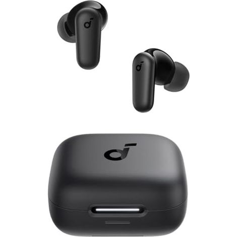Soundcore P30i Wireless Bluetooth Noise Cancelling Headphones de Anker, suppression du bruit puissante et intelligente, basses puissantes, 45 heures, étui 2-en-1 et support pour téléphone portable, IP