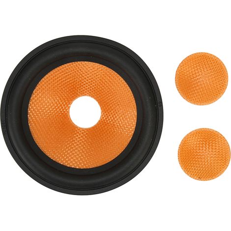 Cône de Subwoofer 5 Pouces en Papier avec Surround Caoutchouc - Diamètre Intérieur 1 Pouce, Diamètre Extérieur 5 Pouces (1/5)