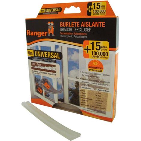 BURLETE UNIVERSAL 9 MM X 6 M. TRANSPAR. - EHLIS