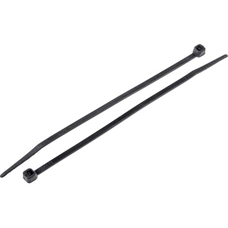 Serre-câble RS PRO Noir en Nylon 66, 150mm x 3,6 mm ( Prix pour Sachet de 100 ) (1/2)