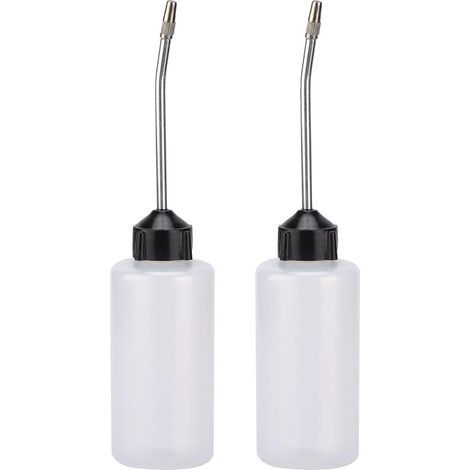Burette à Huile, Burette Plastique, Machine À Coudre 120ml Burette, Distributeur D'huile de Machine à Coudre, Burette D'huile en Plastique, Bouteille D'huile de Pointe, Pour Moteurs, M (1/5)
