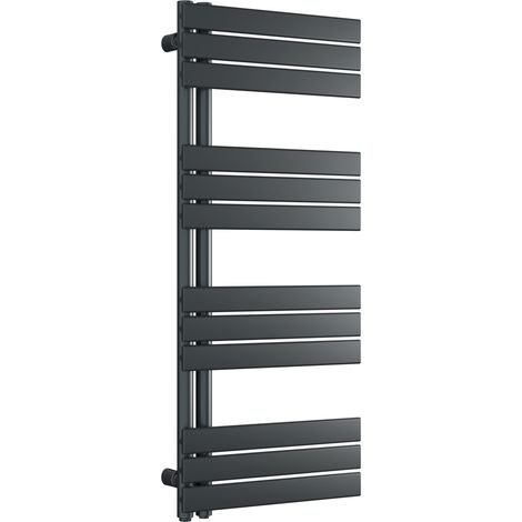 BERNSTEIN - Radiador de Baño de Diseño, Secatoallas - 120x50cm - G12 - Antracita