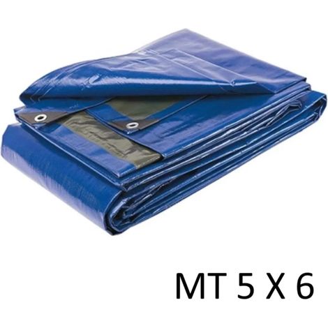 TELONE ANTISTRAPPO IMPERMEABILE OCCHIELLATO MT.5X6