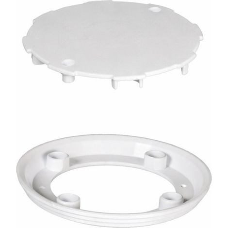 Mcalpine Cover & Clamp Ring TSG-CL+COV-W - Plumbing Essential