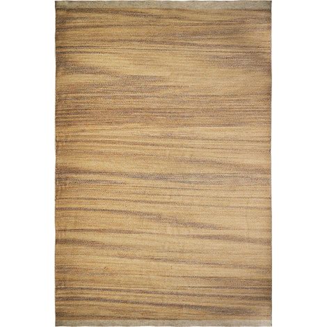 Tapis Quima Beige Style Colonial en Laine - Beige sable clair et doux (1/5)