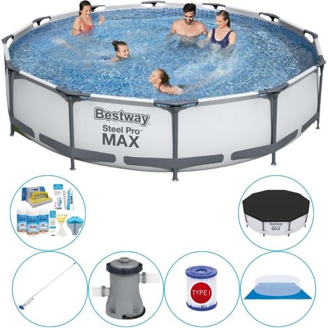 Bestway Bestway Steel Pro MAX Ronde - 366x76 cm - 7-pièces  S21684 (1/5)