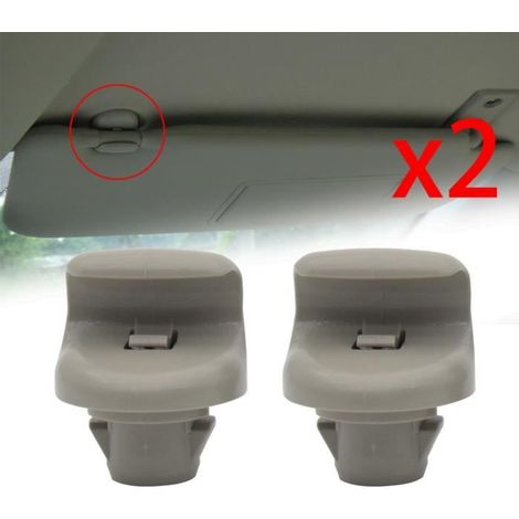 2Pcs Pour Nissan Qashqai J10 Clip Pare-Soleil Support de Pare-Soleil Remplacement 96409BC402 (1/4)