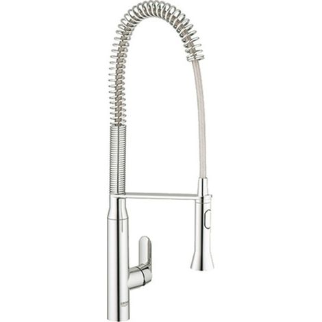 GROHE K7 Einhand-Spültischarmatur, Ausladung 234mm, schwenkbar,