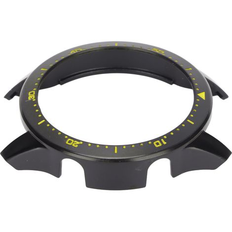 Coque de Protection Complète pour Realme Watch S Pro - Cadran et Boîtier - Noir et Jaune (1/5)