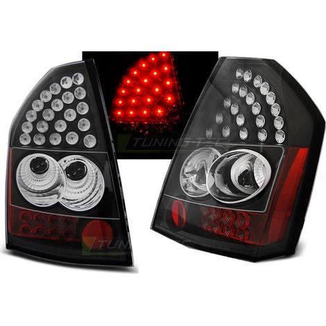 Paire de feux arriere Chrysler 300C 09-10 LED noir