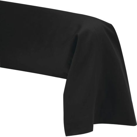 Taie de Traversin 45 x 185 cm - Noir - 100% coton 57 Fils (1/3)