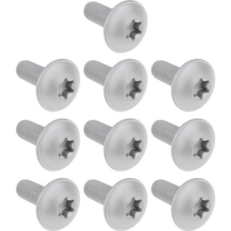 Lot de 10 Vis TORX pour Serrures de Coffre de Voiture Compatible avec Mercedes Benz Et Compatible avec Ford M6 X 16 Mm N000000001476 (1/5)