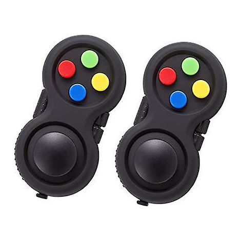 (noire 2 Pices)8 Function Toy Cube Controller Rducteur De Stress Pour Add Hd Autisme Enfants Et Adultes (1/5)