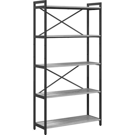 Maison Exclusive - Bücherregal Grau Sonoma 80 x 30 x 155 cm Holzw (1/5)