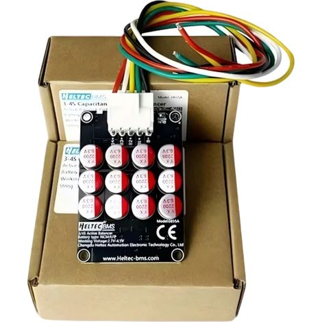 Balanceador de baterías, tecnología de balanceo activo, compatible con múltiples voltajes, 3-4S 5A Lipo LiFePO4 (1/2)